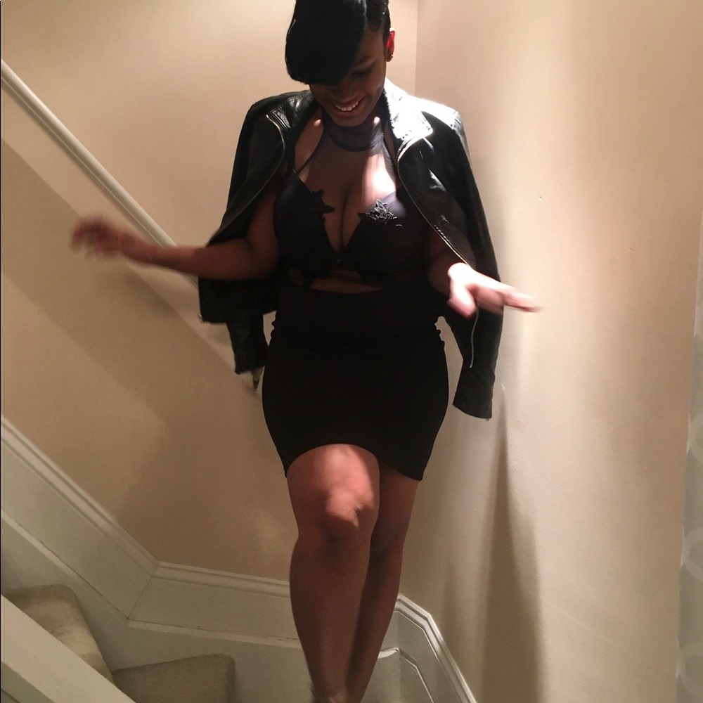 Black Mesh Dress😍